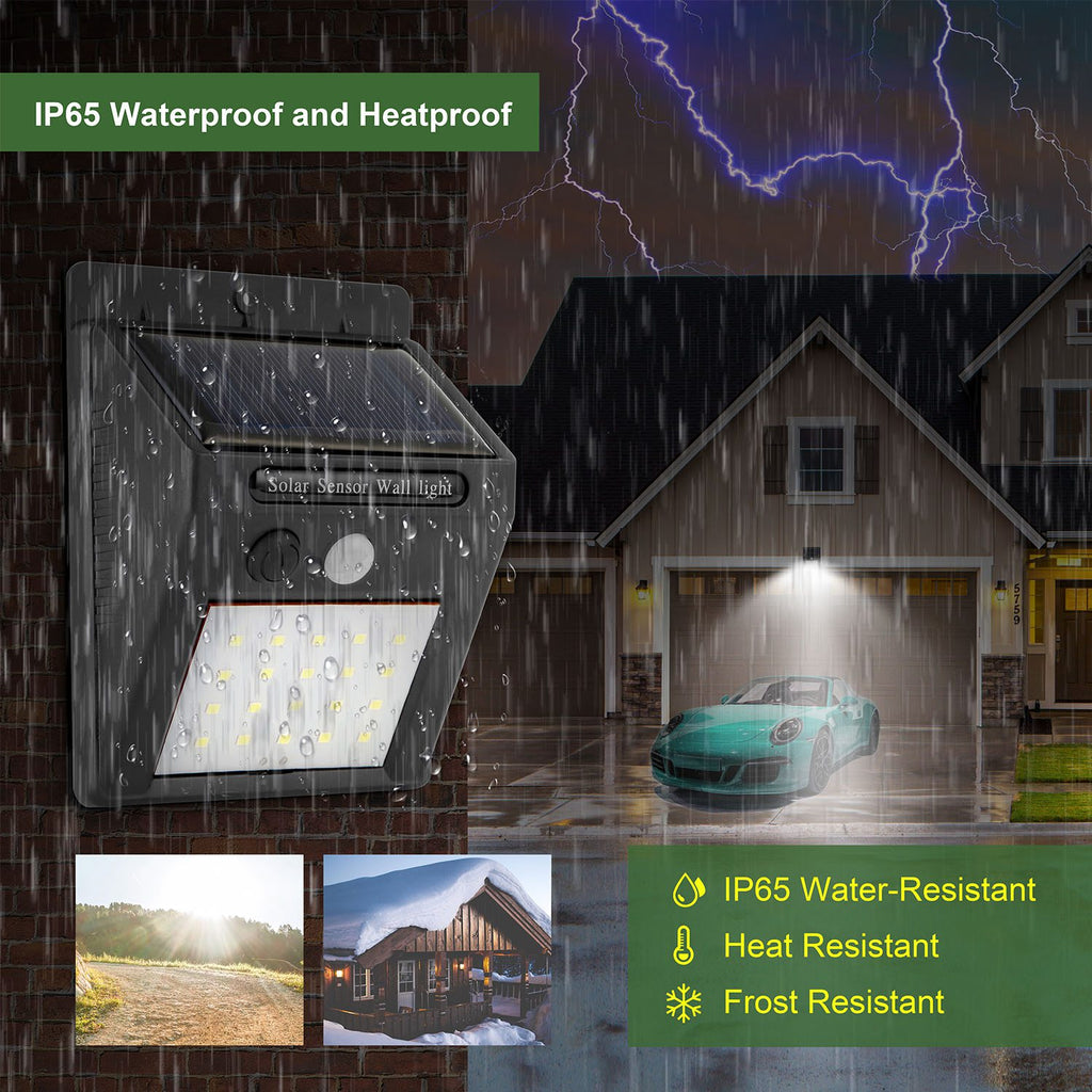 Outdoor Solar Motion Lights | Waterproof Security Lighting
