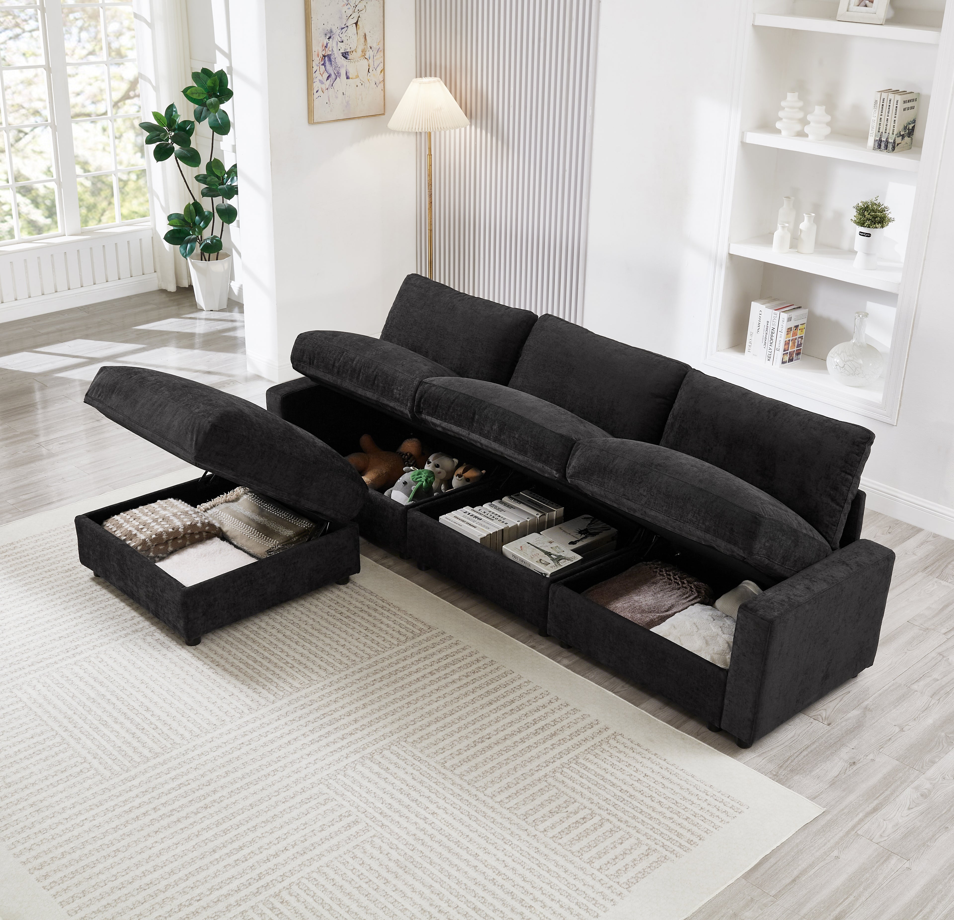 Modern Modular Sectional Sofa | Luxury Living Room Furniture