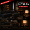 Luxury Smart Home Setup Bundle | Modern Furniture & Smart Living Kit